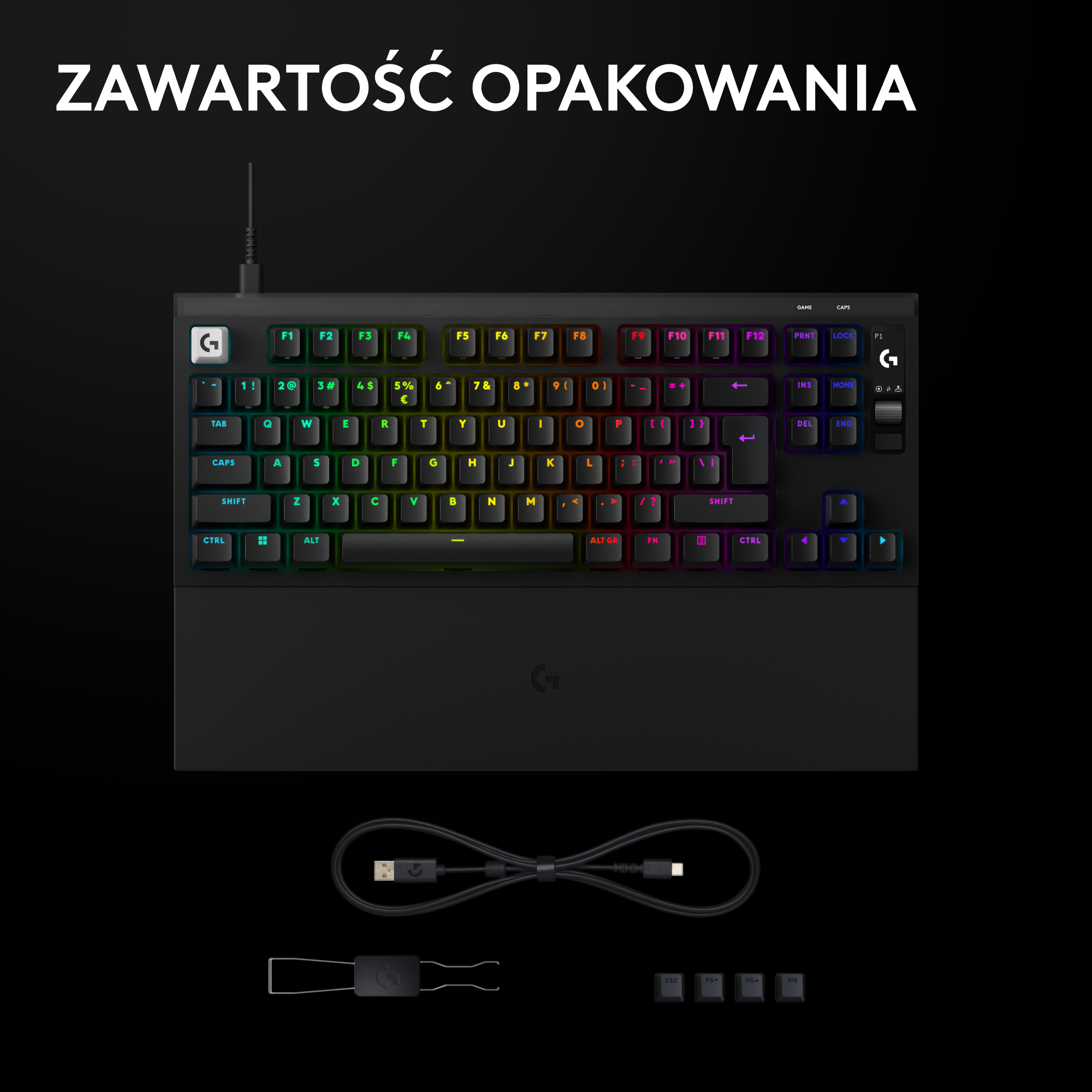 Klawiatura LOGITECH Pro X2 Rapid Czarny