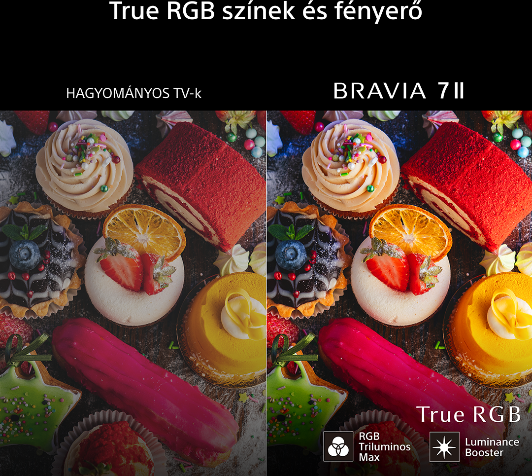 SONY BRAVIA 7 II 50", 4K Smart True RGB Google TV, XR Processor AI-val, 4K UHD, 120 Hz, Dolby Vision/Atmos, DTS:X (K50XR79M2PB.CEI), 126 cm