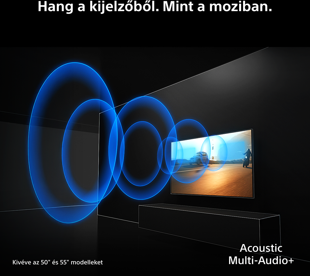SONY BRAVIA 7 II 50", 4K Smart True RGB Google TV, XR Processor AI-val, 4K UHD, 120 Hz, Dolby Vision/Atmos, DTS:X (K50XR79M2PB.CEI), 126 cm