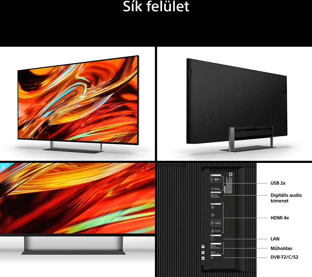 SONY BRAVIA 7 II 50", 4K Smart True RGB Google TV, XR Processor AI-val, 4K UHD, 120 Hz, Dolby Vision/Atmos, DTS:X (K50XR79M2PB.CEI), 126 cm