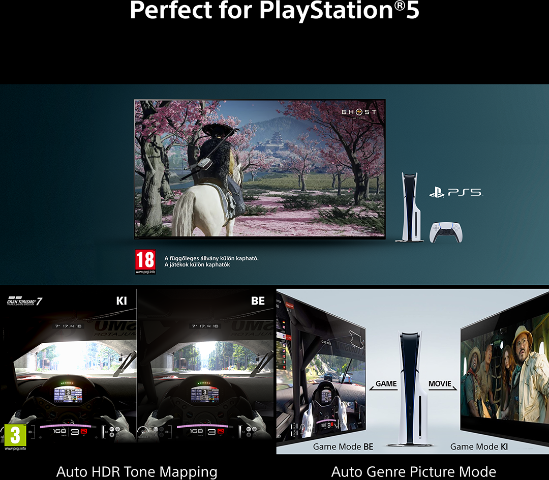 SONY BRAVIA 7 II 50", 4K Smart True RGB Google TV, XR Processor AI-val, 4K UHD, 120 Hz, Dolby Vision/Atmos, DTS:X (K50XR79M2PB.CEI), 126 cm