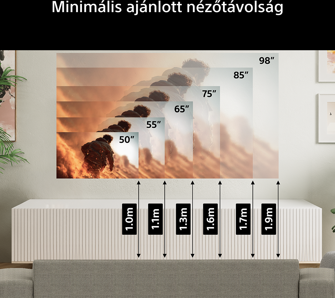 SONY BRAVIA 7 II 50", 4K Smart True RGB Google TV, XR Processor AI-val, 4K UHD, 120 Hz, Dolby Vision/Atmos, DTS:X (K50XR79M2PB.CEI), 126 cm