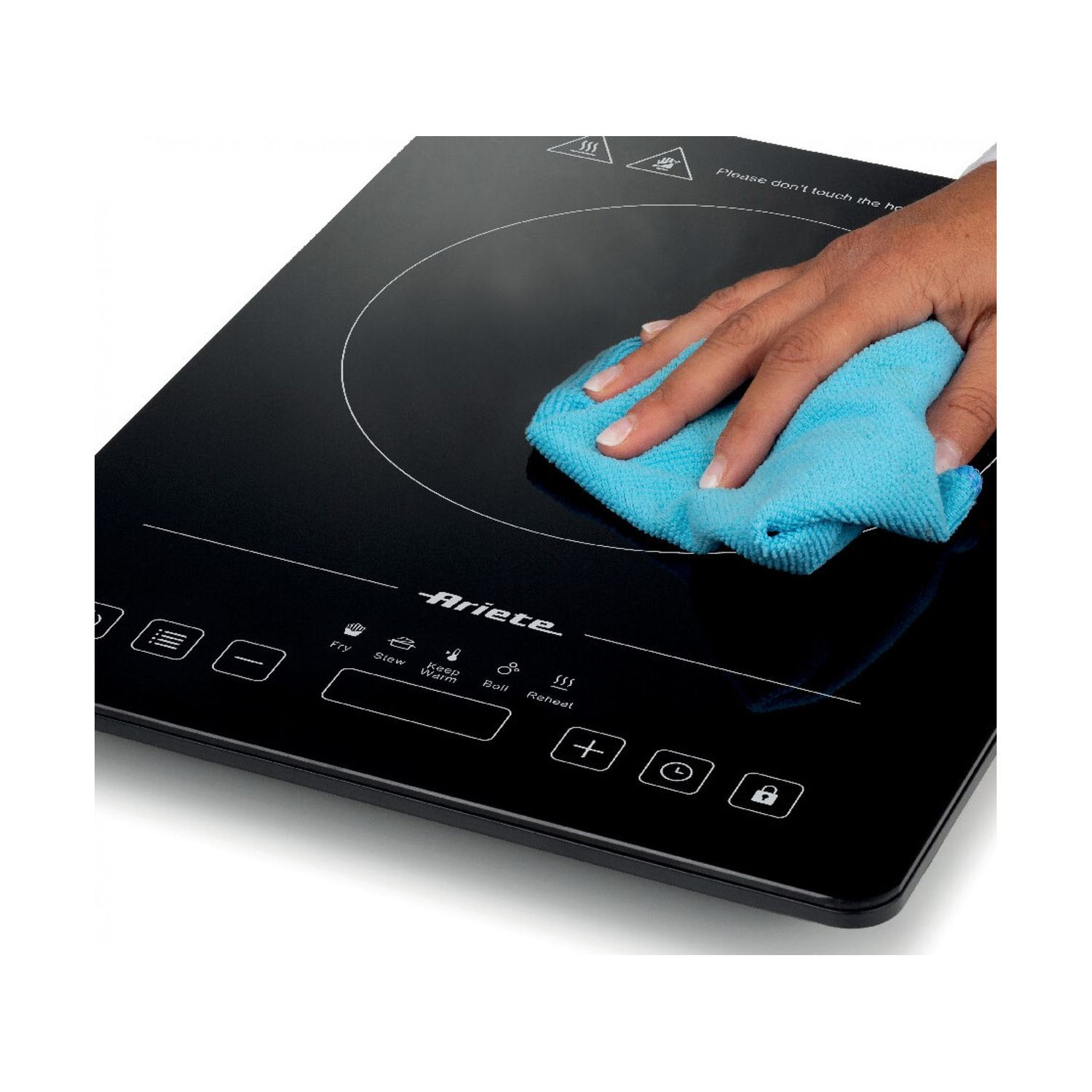 PIASTRA A INDUZIONE ARIETE PIASTRA INDUZIONE SINGOLA, Assorbimento potenza 2000 W, Zone di cottura 1, Dimensione prima piastra di cottura 28 mm, Nero