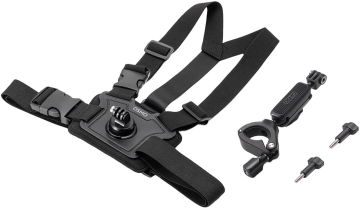 Zestaw akcesoriów rowerowych DJI do kamery Osmo Czarny