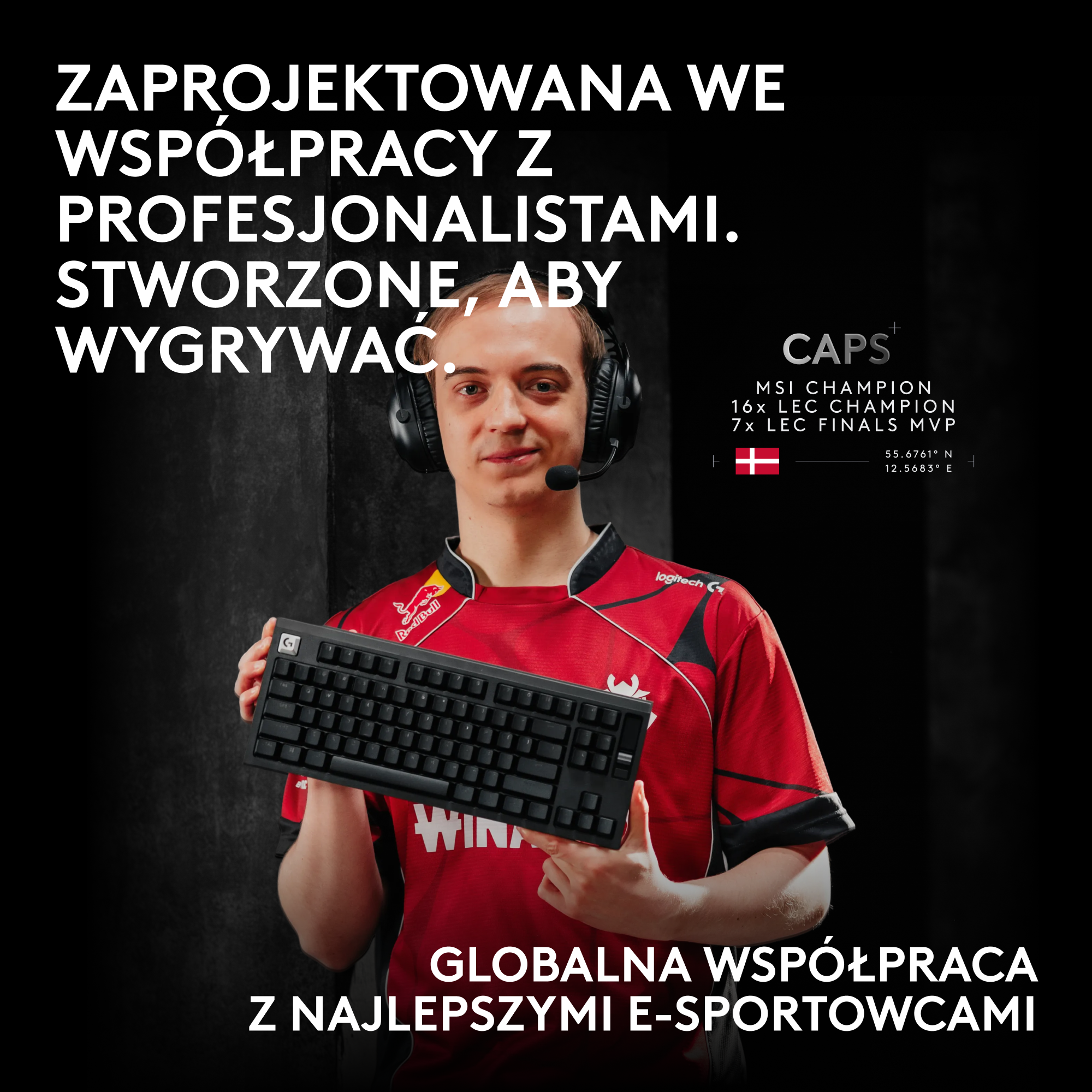 Klawiatura LOGITECH Pro X2 Rapid Różowy