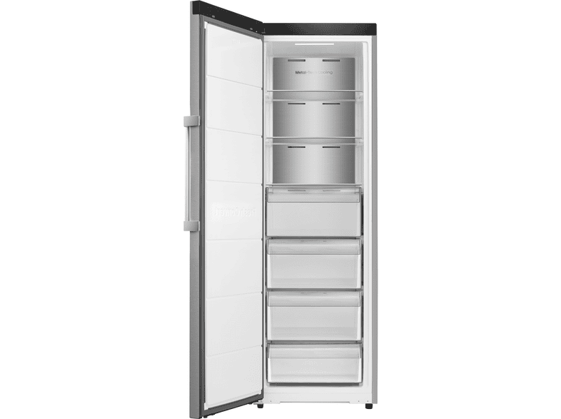 Hisense FT3K310SAIE1 Gefrierschrank (E, 312 l, 1856 mm hoch, No Frost (verminderte Eisbildung), Edelstahl-Optik) — Foto 3 von 5