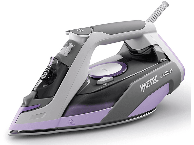FERRO A VAPORE IMETEC INTELLIFAST, Potenza massima 2400 W, Colpo di vapore 200 g/min, Serbatorio acqua 300 ml, Sistema anticalcare integrato, Piastra in Ceramic Diamond