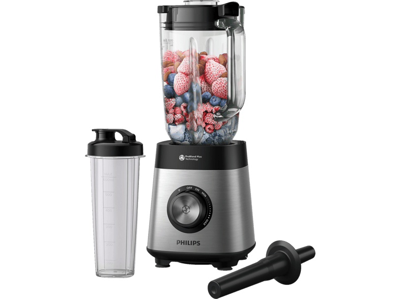 Philips 5000-serie - Problend Plus 1200 W Inclusief Stamper & Tumbler Hr3041/02