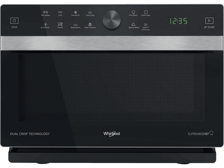 Whirlpool MWsc 833 - Magnetron 900 W Inhoud 33 L