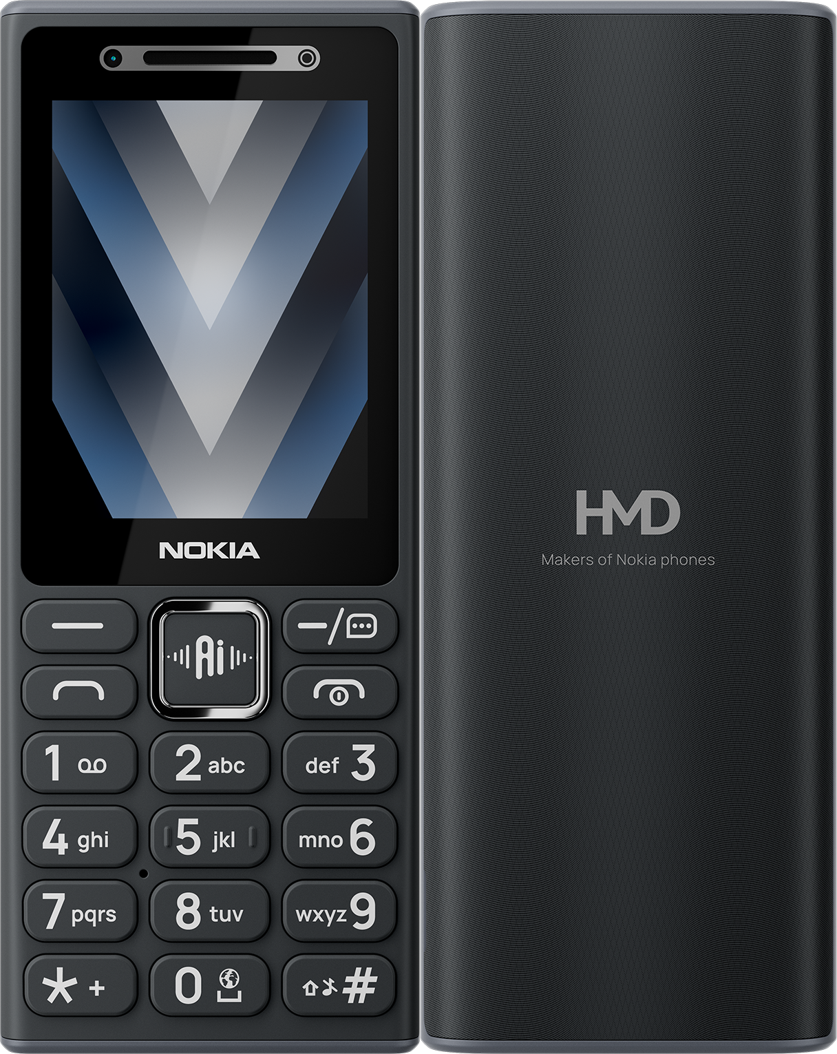 NOKIA 200 4G Fekete Kártyafüggetlen Mobiltelefon