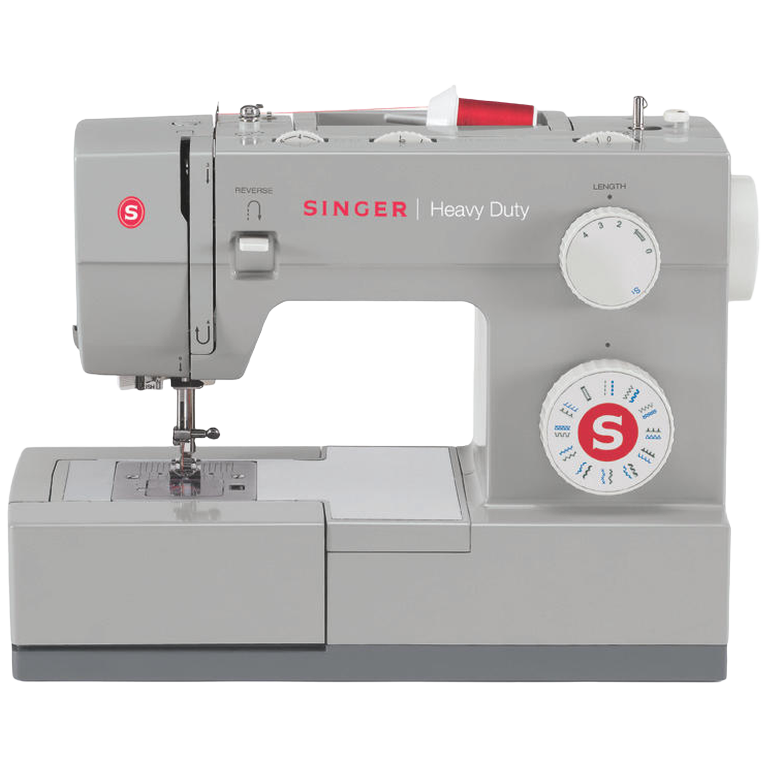 MediaMarkt Singer Hd4411 Heavy Duty Naaimachine Grijs aanbieding