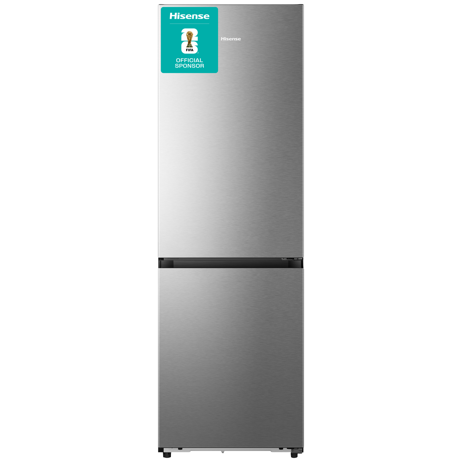 HISENSE RB3K330SAIC - Koel-vriescombinatie - breedte 59.5 cm - hoogte 185.6 cm - inhoud 330 l - NoFrost