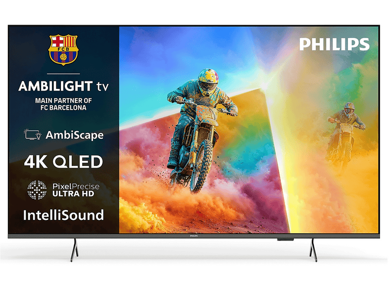 PHILIPS 65PQS8501/12 TV QLED, SMART TV, 65 ", Processore Pixel Precise UHD, Classe F