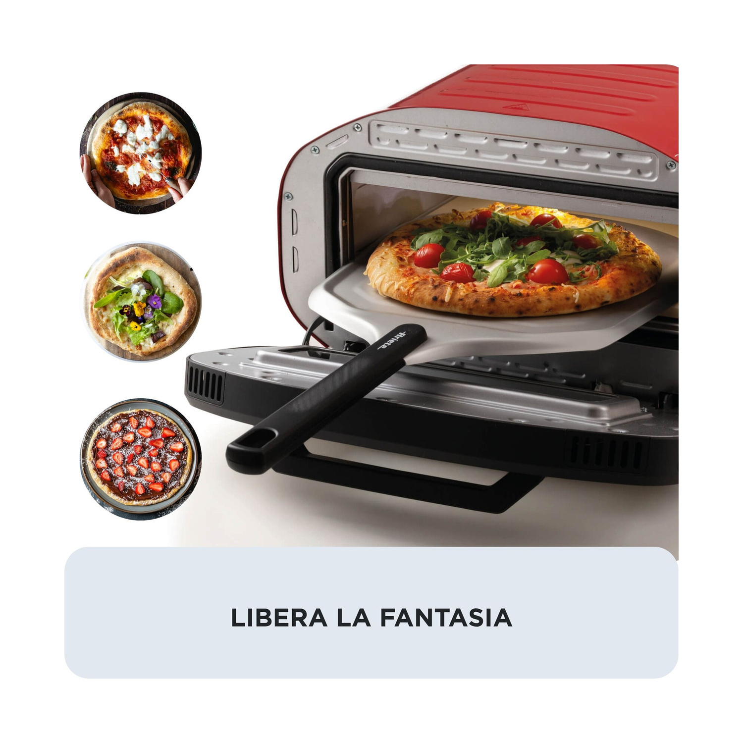 FORNETTO ELETTRICO ARIETE FORNO PIZZA DA GENNARO, Assorbimento max 2200 W