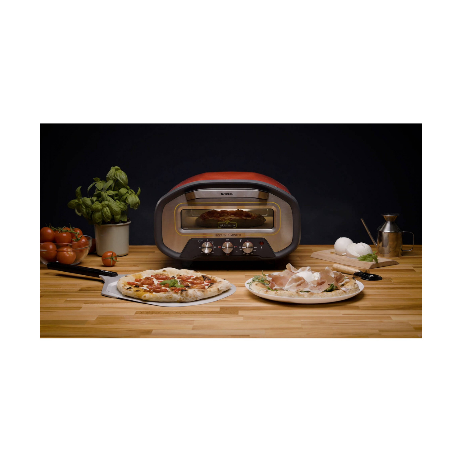 FORNETTO ELETTRICO ARIETE FORNO PIZZA DA GENNARO, Assorbimento max 2200 W
