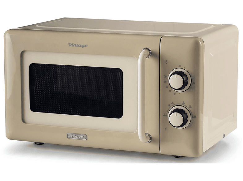 MICROONDE ARIETE FORNO MW VINTAGE 20 LT, capacità l, potenza microonde max 800 W, 6 livelli di potenza, Beige