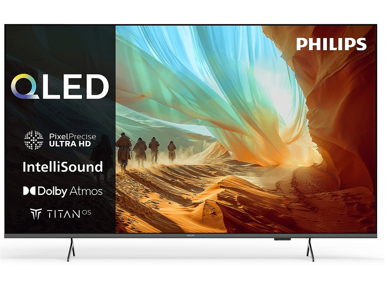 PHILIPS 65PQS7801/12 TV QLED, SMART TV, 65 “, QLED, Processore Pixel Precise Ultra HD, Classe E