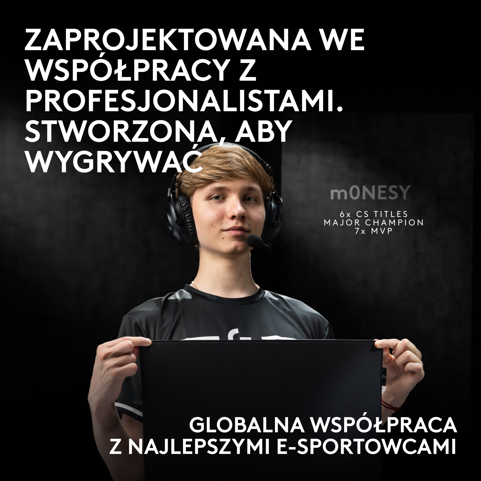 Podkładka pod mysz LOGITECH Pro X Control Czarny