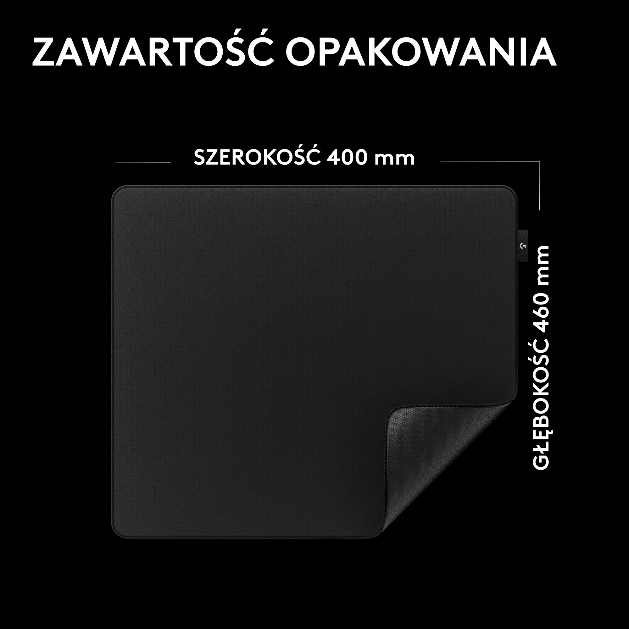 Podkładka pod mysz LOGITECH Pro X Control Czarny