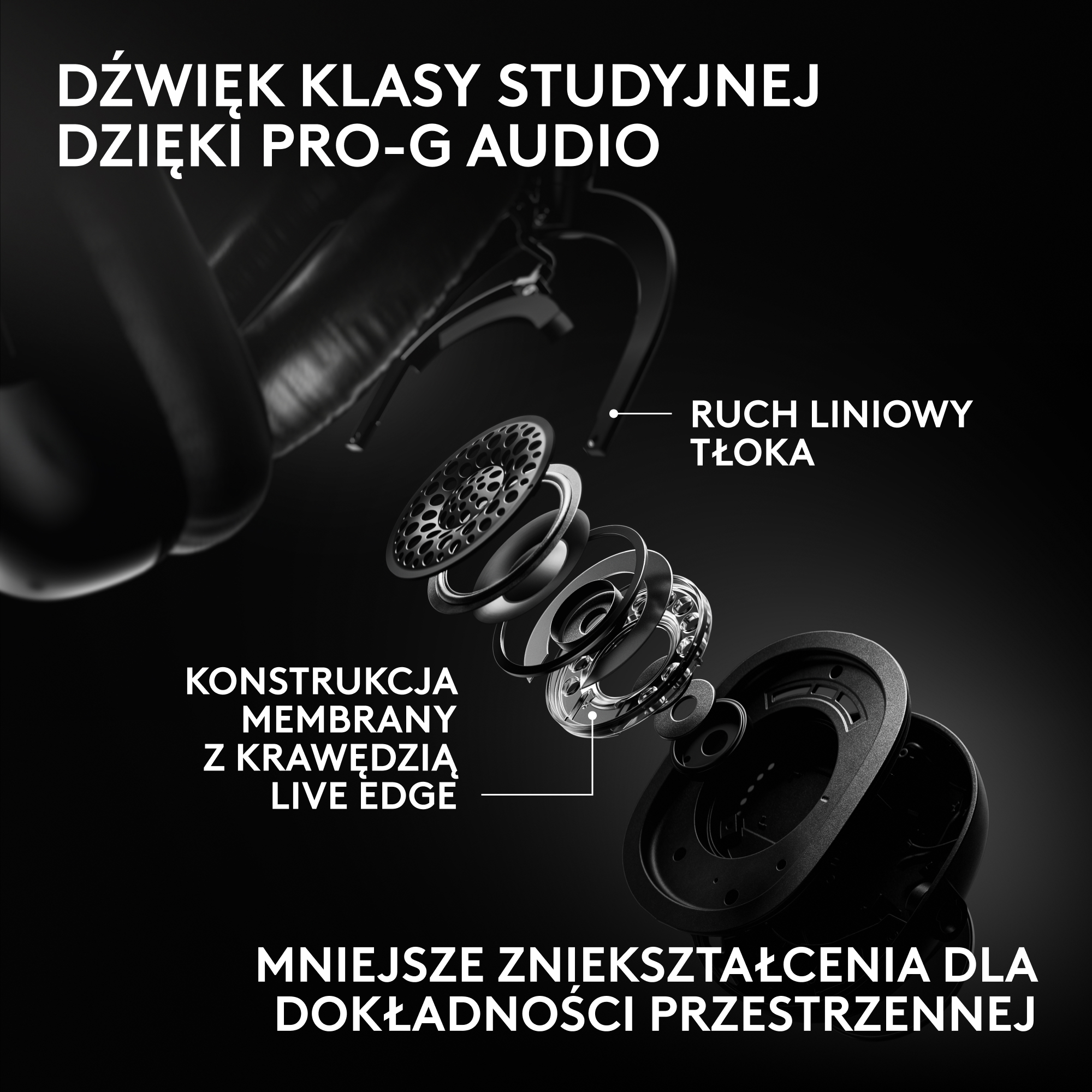 Słuchawki LOGITECH Pro X3 Lightspeed Czarny