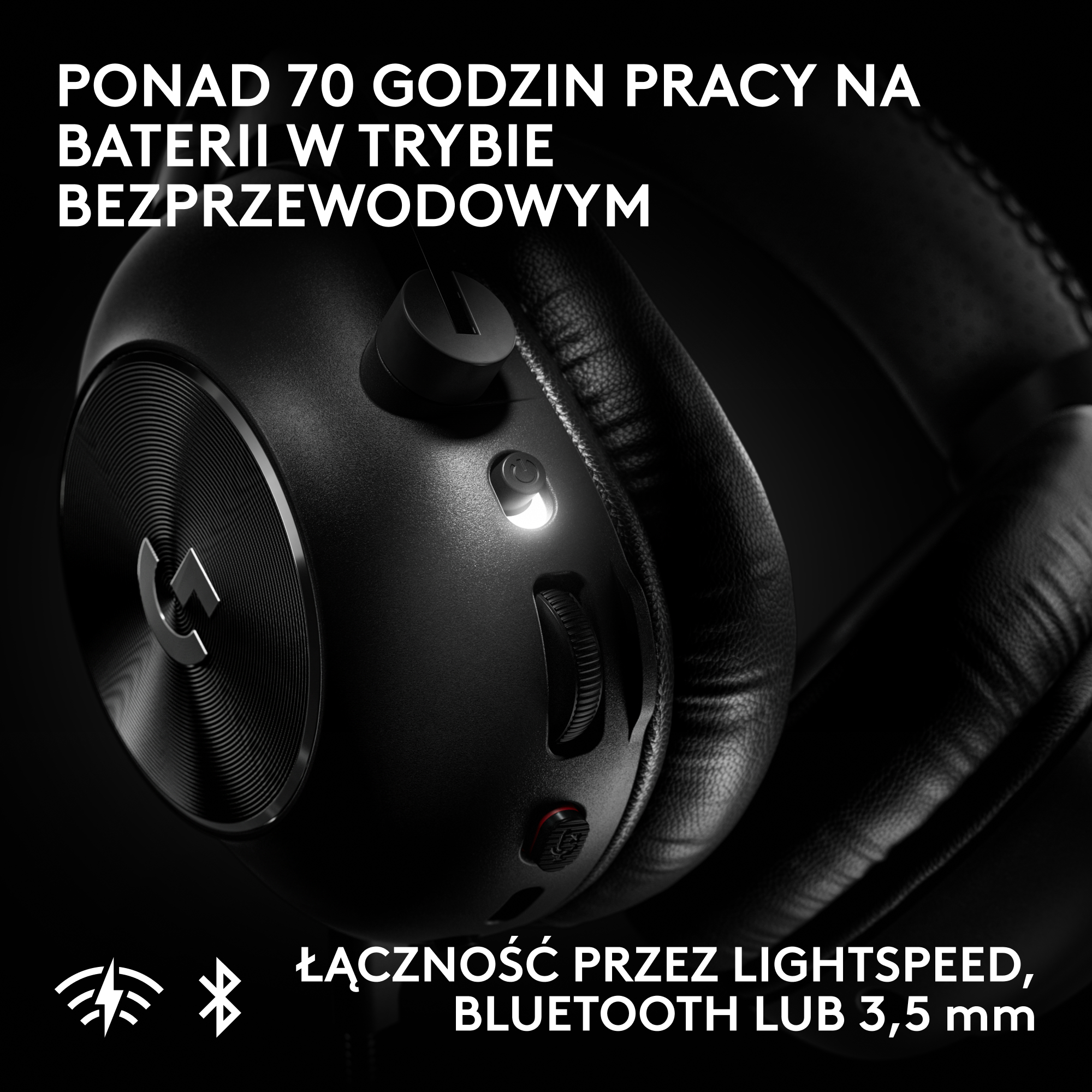 Słuchawki LOGITECH Pro X3 Lightspeed Czarny