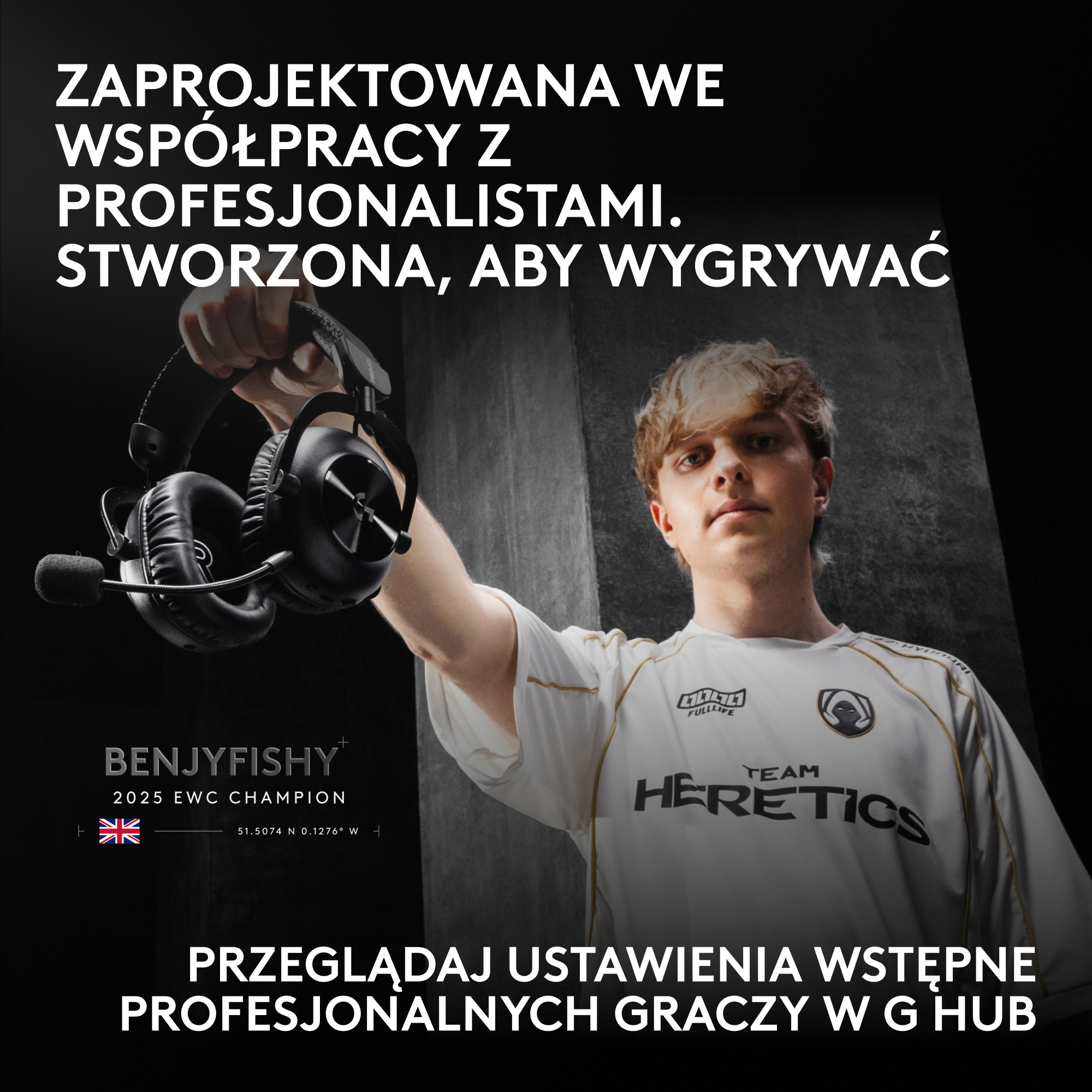 Słuchawki LOGITECH Pro X3 Lightspeed Czarny