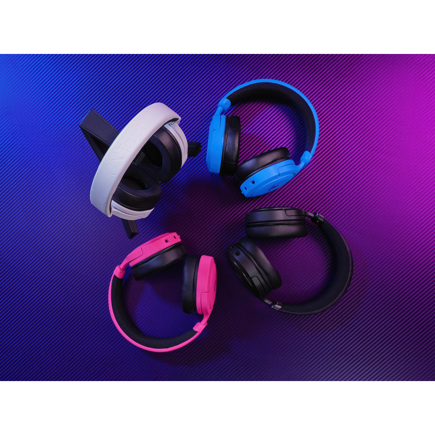 TRUST GXT498W FORTA HEADSET PS5 CUFFIE, White/Black