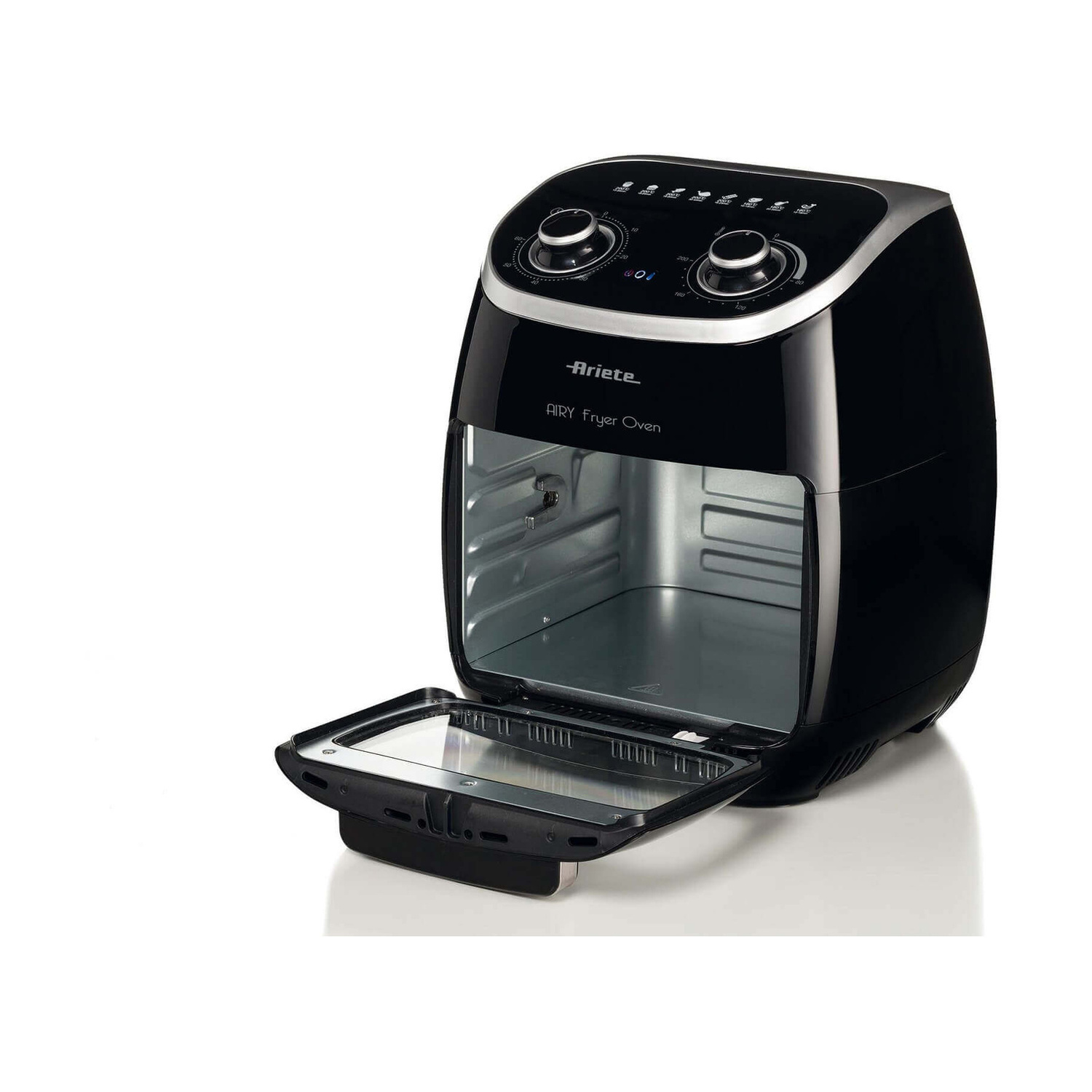 ARIETE FRIGGITRICE AD ARIA FRIGGITRICE AD ARIA, capacità 11 l, Max potenza 2000 W, NERO