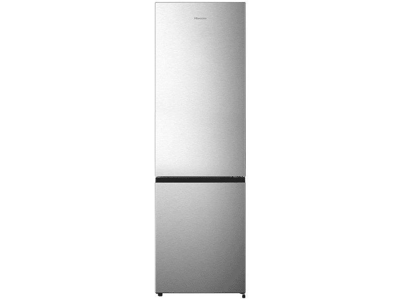 FRIGORIFERO COMBINATO HISENSE FCN255ACE, Capacità netta totale 255 l, Rumorosità: 40 dB(A), 4 ripiani, Dimensioni: L 55 cm A 179,7 P 56,3 cm, Acciaio Inox, Classe E