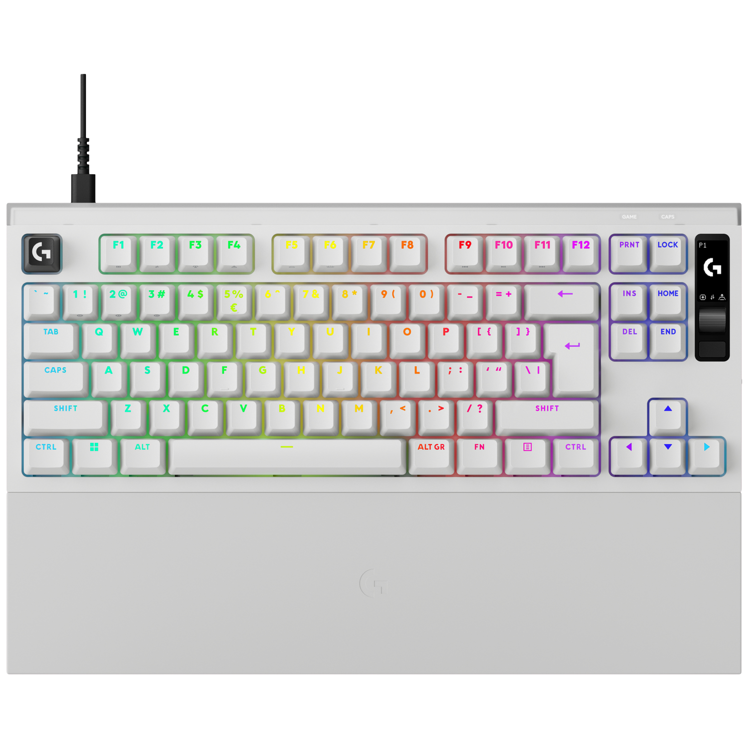 Logitech G Pro X2 Rapid (tenkeyless) Bedraad Magnetisch Gamingtoetsenbord Qwerty Wit