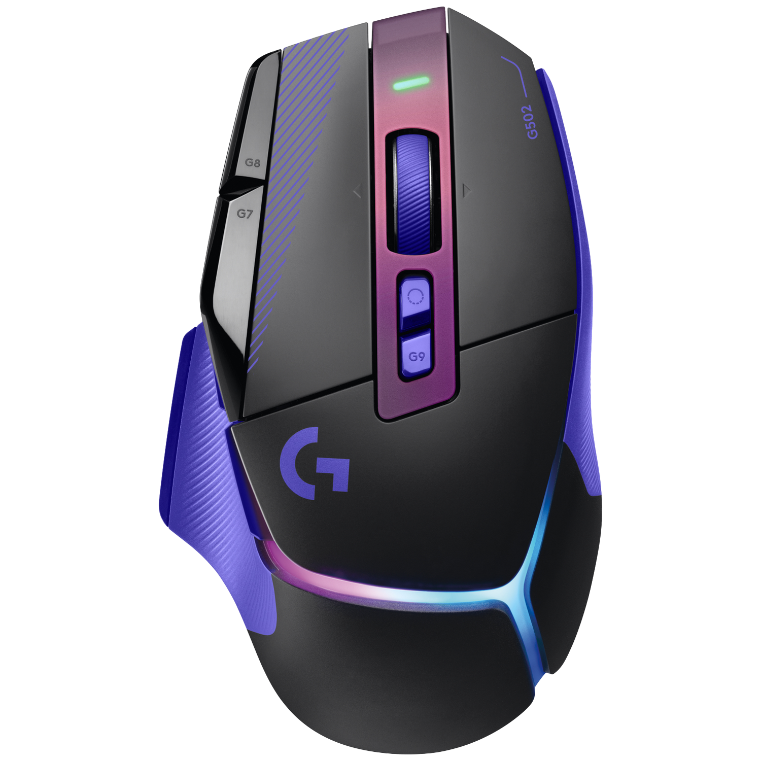 Logitech G G502 X Plus Draadloos Gamingmuis Dark Lilac