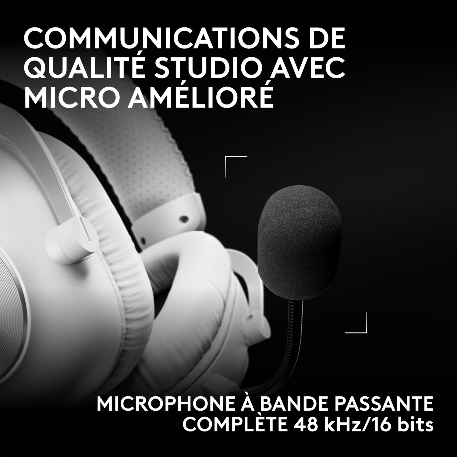 LOGITECH G PRO X3 LIGHTSPEED Over-ear Casque gaming Blanc