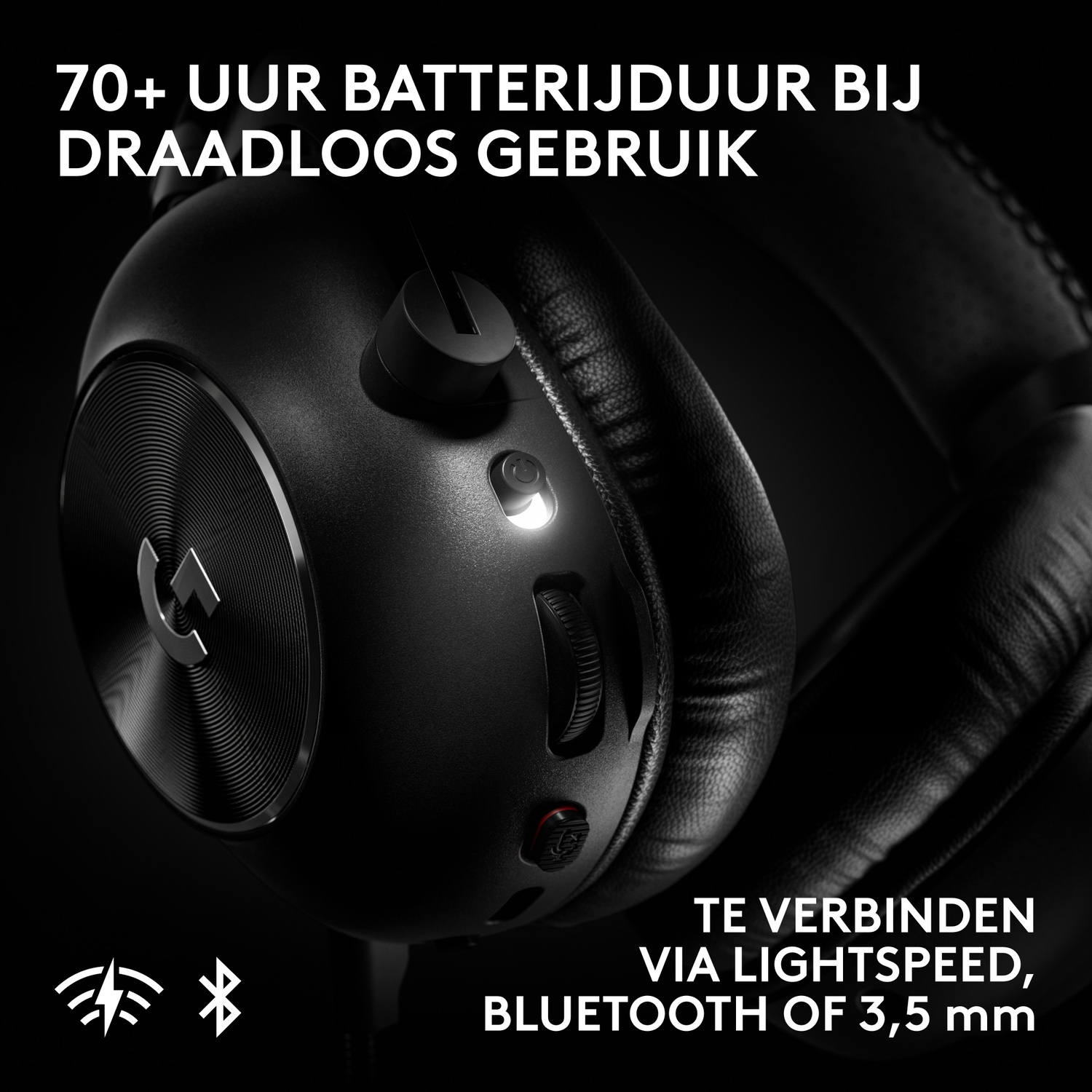 LOGITECH G PRO X3 LIGHTSPEED Over-ear Gaming-headset Zwart