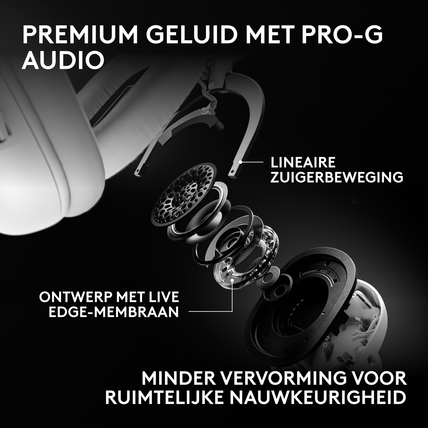 LOGITECH G PRO X3 LIGHTSPEED Wireless Gaming Headset Wit Over-ear Gaming-headset Wit