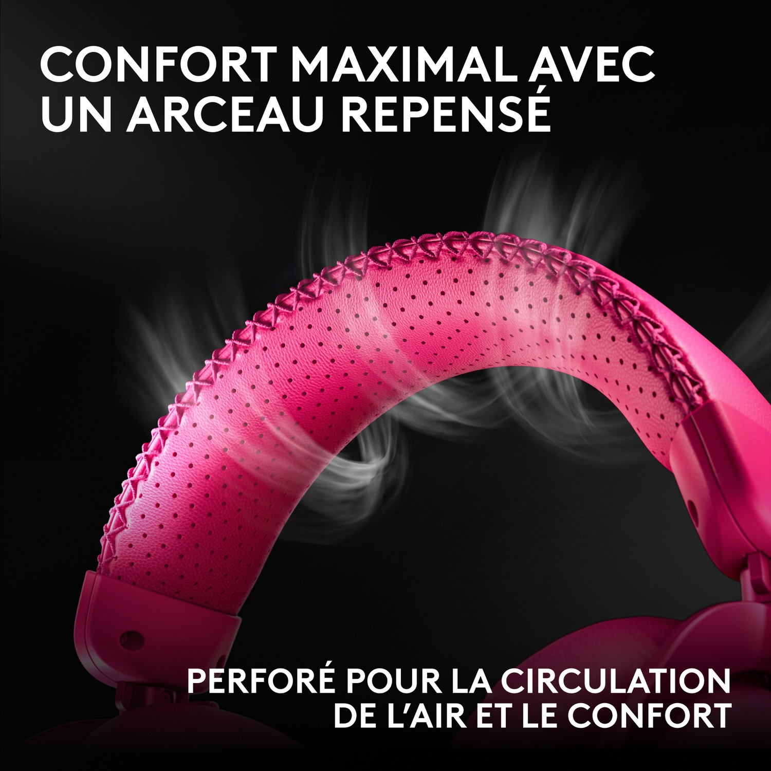 LOGITECH G PRO X3 LIGHTSPEED Over-ear Casque gaming Magenta