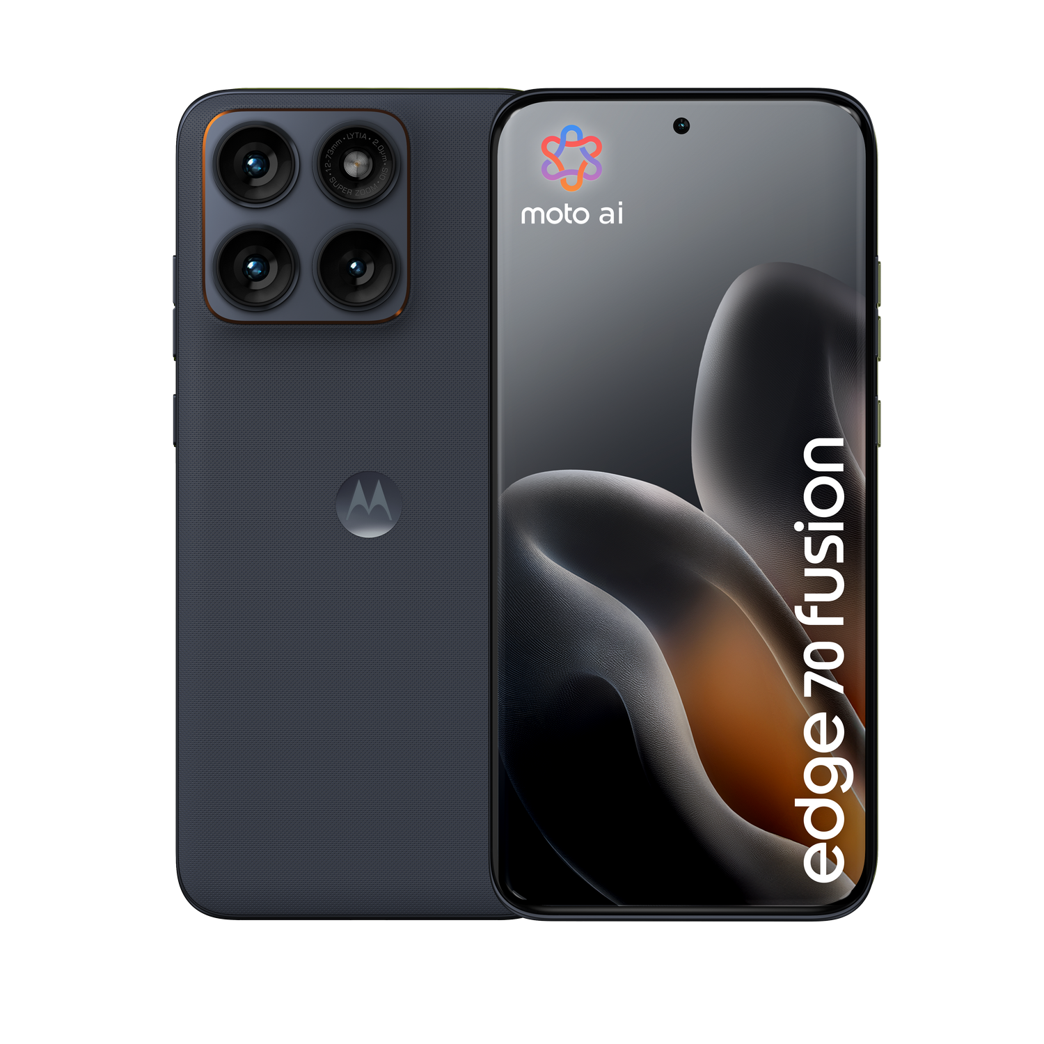 motorola edge 70 fusion, Silhouette, 256GB, 12GB RAM, 6.78" Extreme AMOLED, Qualcomm Snapdragon 7s Gen 3, 7000 mAh, Incluye Auriculares