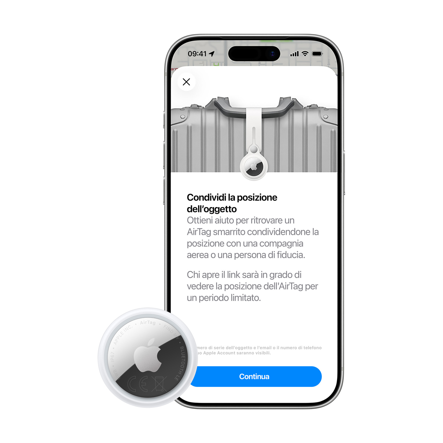 APPLE AirTag (seconda generazione) - confezione da 1