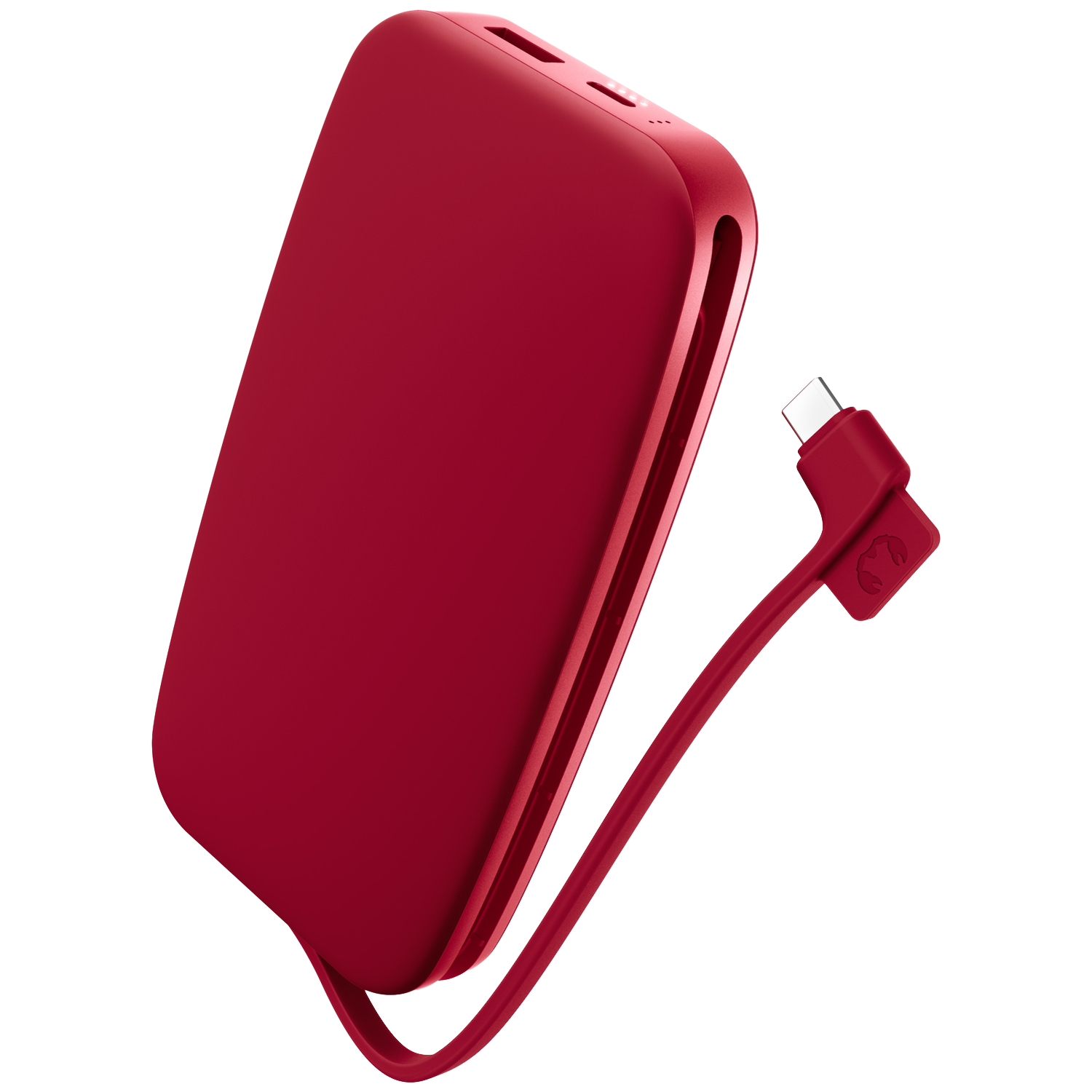 Fresh 'n Rebel 30w Integrated-cable 18.000 Powerbank Berry Red