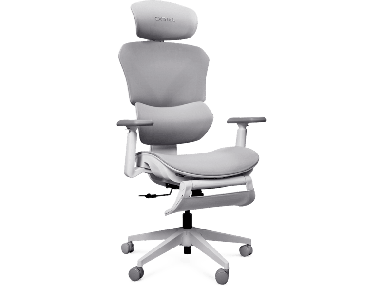 Trust Gxt725 Rivara Mesh Gaming Chair White Gamestoel