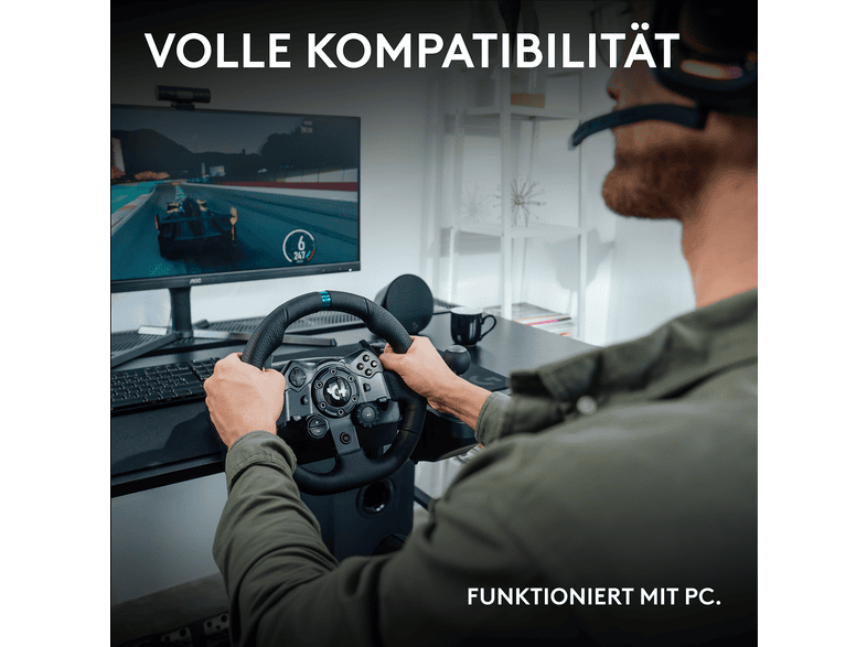 LOGITECH G G923 Lenkrad + Pedale für PC — Foto 3 von 5