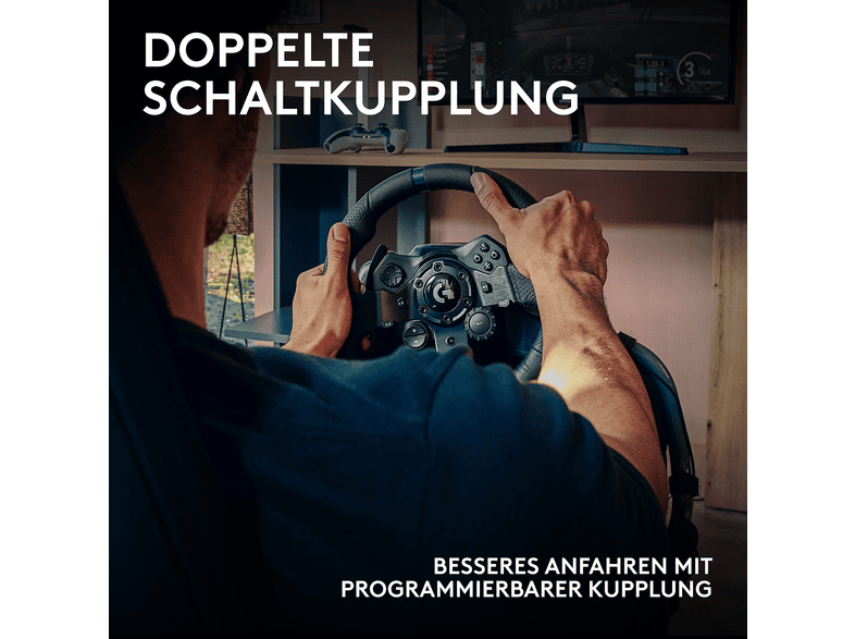 LOGITECH G G923 Lenkrad + Pedale für PC — Foto 4 von 5
