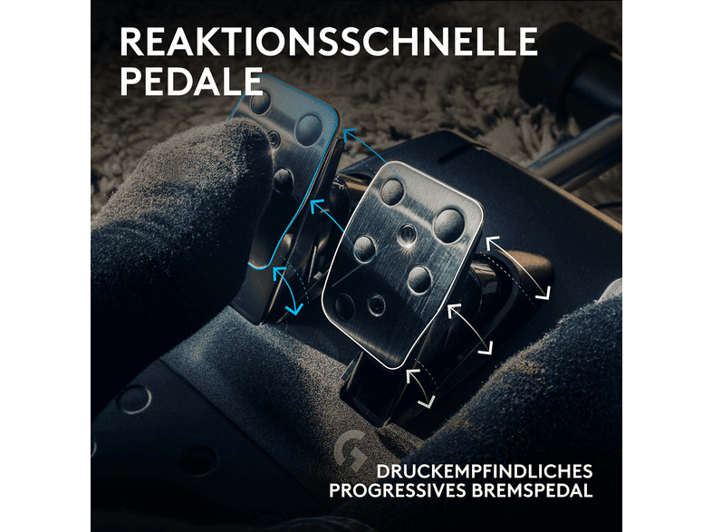 LOGITECH G G923 Lenkrad + Pedale für PC — Foto 5 von 5