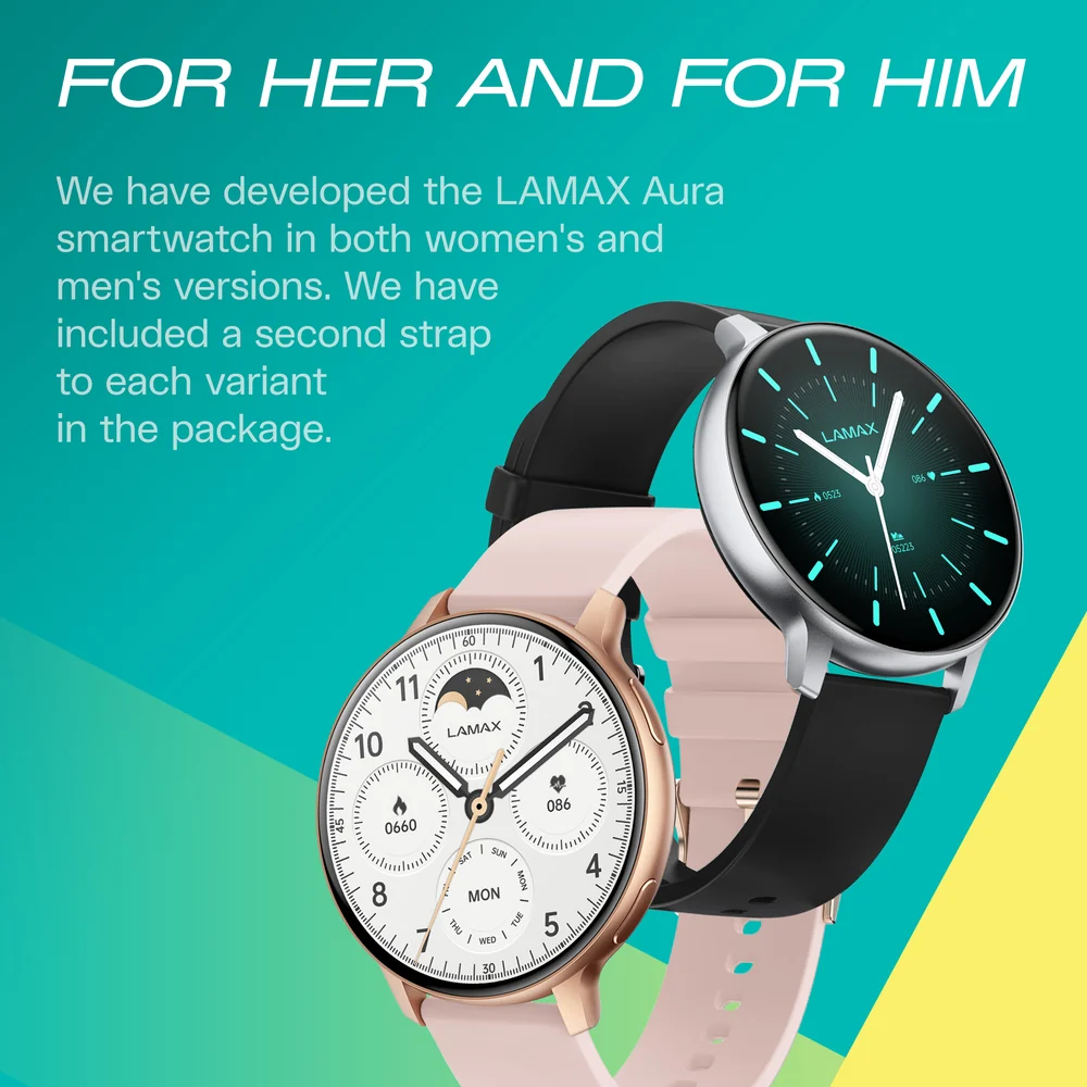 LAMAX Aura okosóra, ezüst (8596687004100)