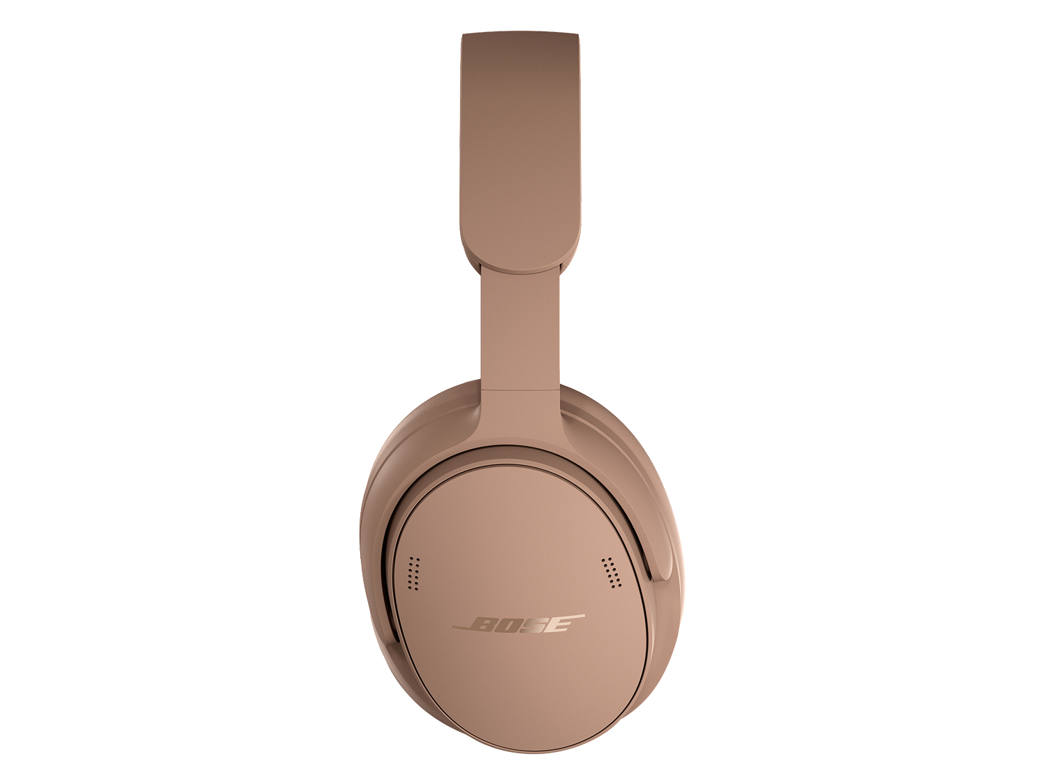 Braune Bose Over-Ear-Kopfhörer mit cleanem Design vor weißem Hintergrund.