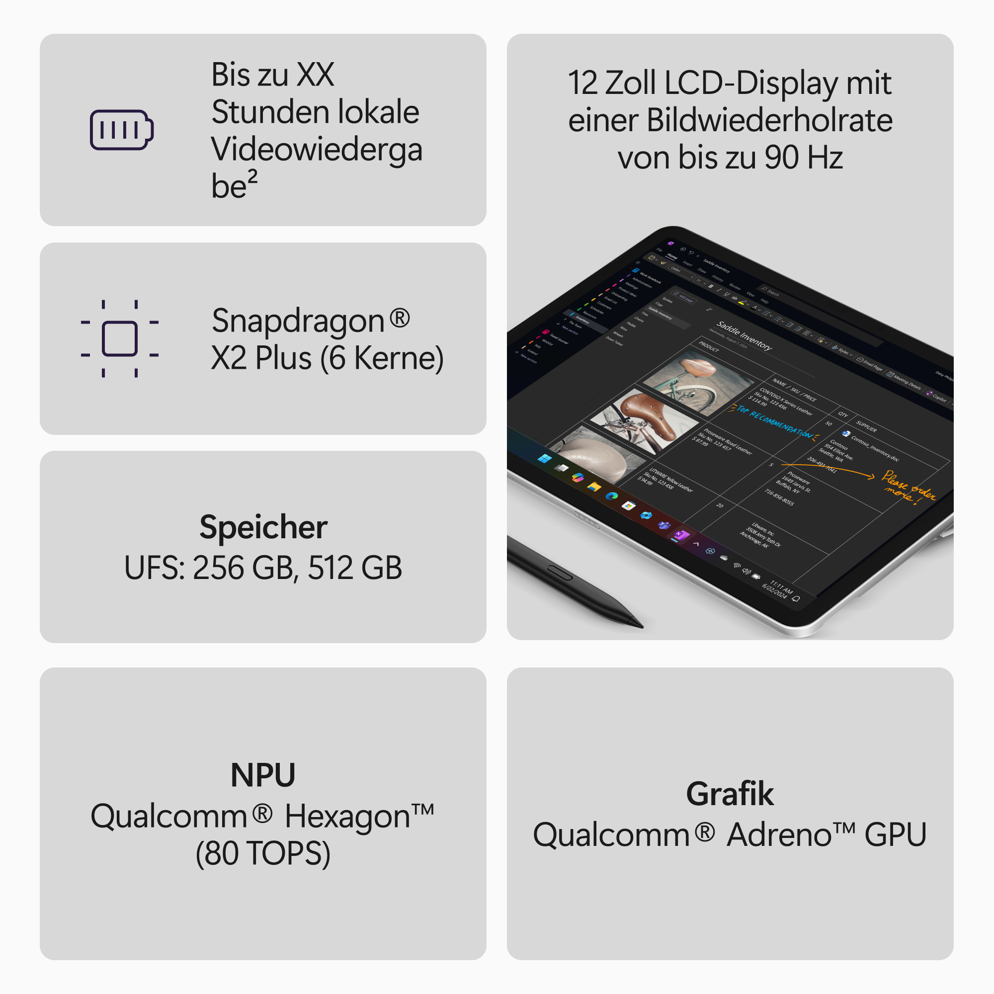 MICROSOFT CABO 5 SUR PRO/12/QSX2P/16G/512G/W11H/PLA