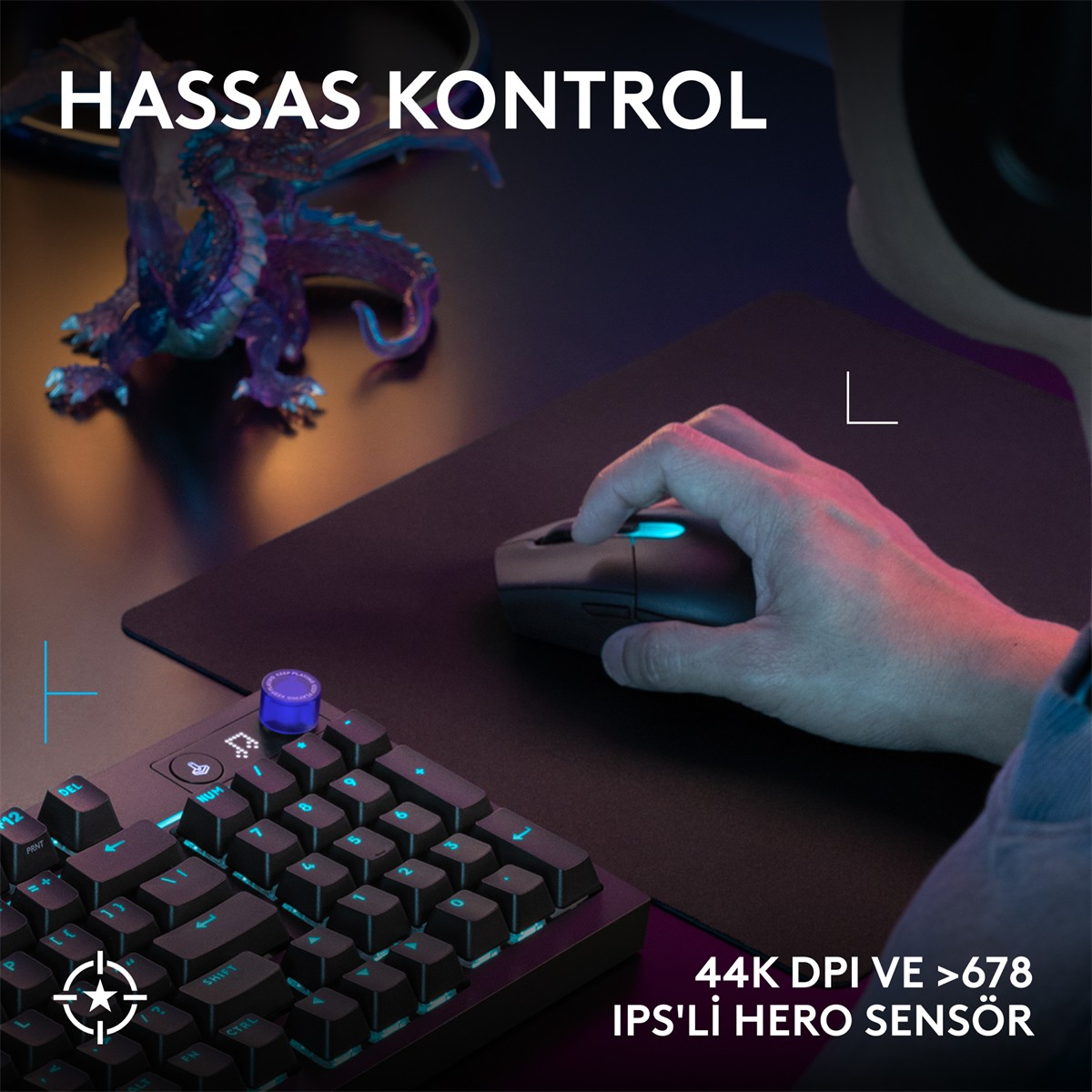 LOGITECH G305 X Superlight Lightspeed Kablosuz Oyuncu Mouse Siyah