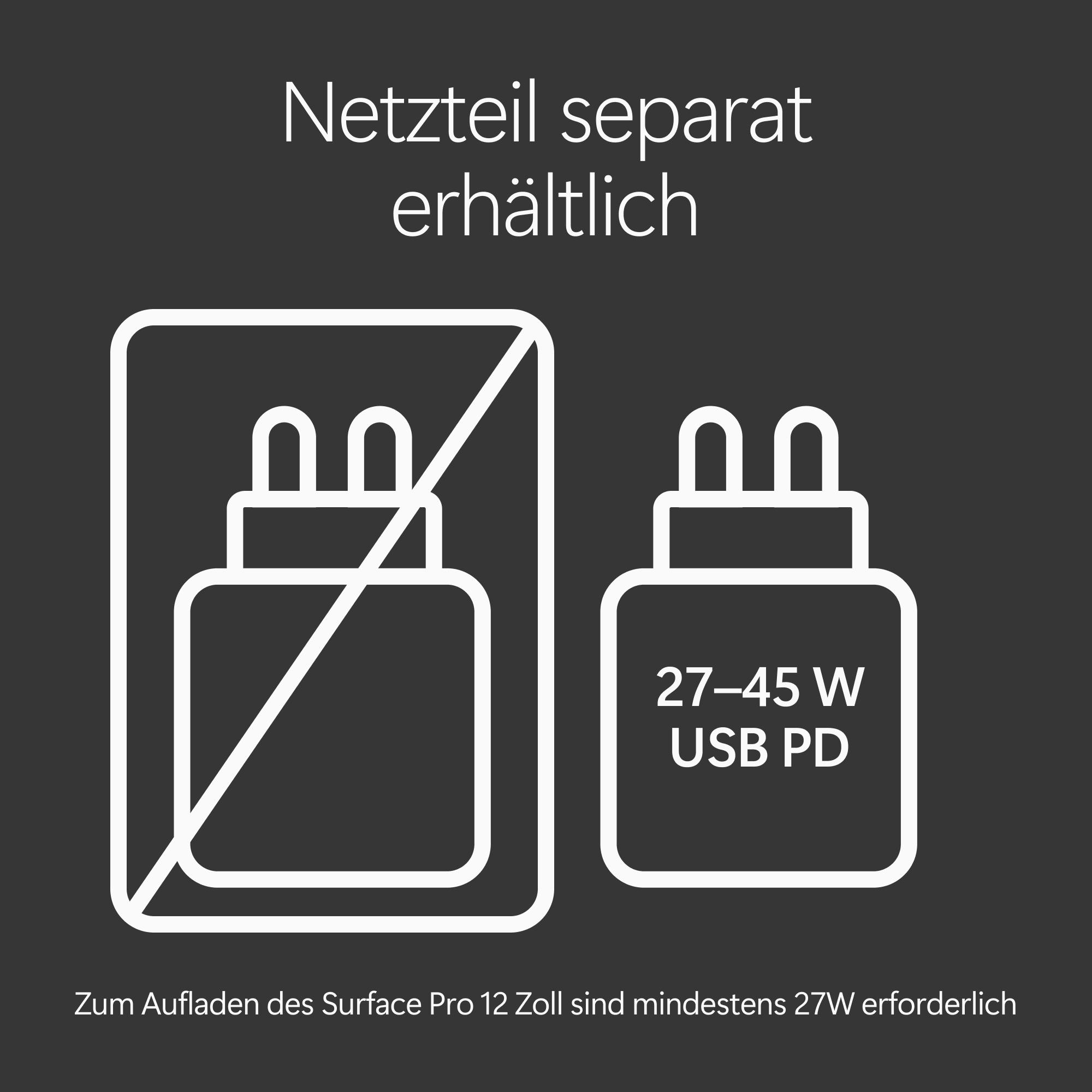 MICROSOFT Surface Pro 12 Tablet Convertible, 12 Zoll, Qualcomm Snapdragon X2 Plus, 16 GB, 512 GB, Windows 11 Home, Adreno™ Onboard Graphics