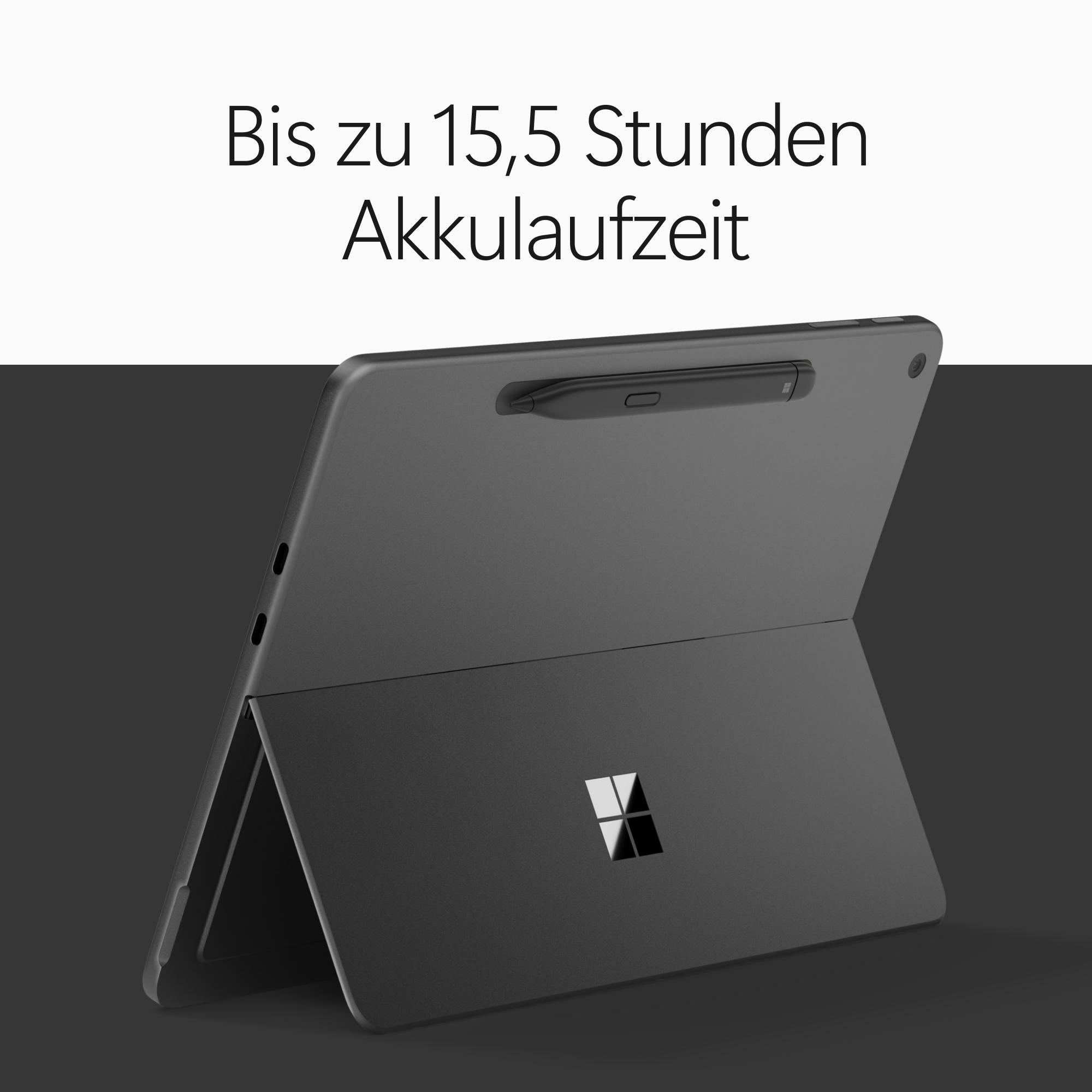 MICROSOFT Surface Pro 12 Tablet Convertible, 12 Zoll, Qualcomm Snapdragon X2 Plus, 16 GB, 512 GB, Windows 11 Home, Adreno™ Onboard Graphics