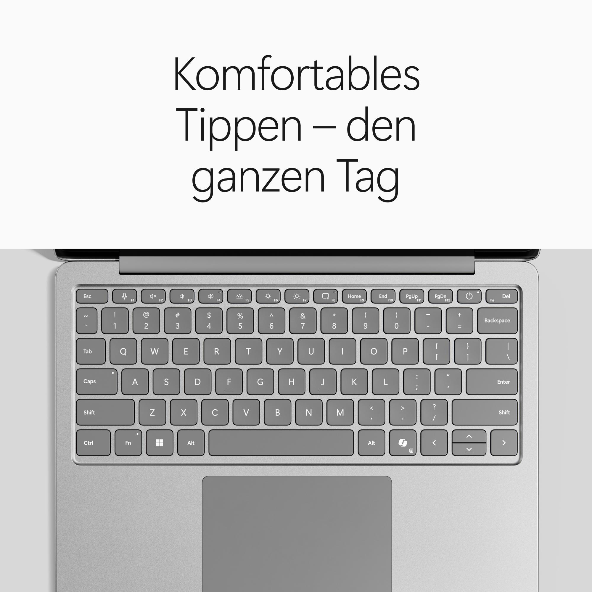 MICROSOFT Surface Laptop 13 Notebook, 13 Zoll, Qualcomm Snapdragon X2 Plus Prozessor, 16 GB, 512 GB, Windows 11 Home, Adreno™ Onboard Graphics