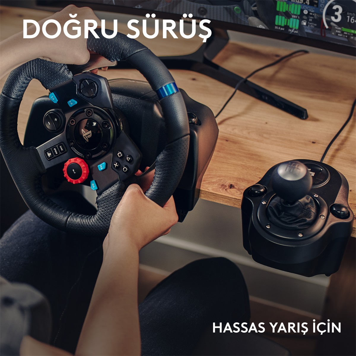 LOGITECH G G29 SE Driving Force Yarış Direksiyonu Pedal ve Vites Seti 991-000557 